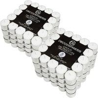 Deco Express Unscented White Colour Tealight Candle 8 Hours Pack of 200