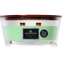 Deco Express Woodwick Candles - Fresh Sheets in Green