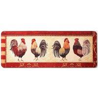 mysmartbuy Rooster Anti Fatigue Kitchen Mat - Non Slip Memory Foam Cockerel Design Runner, Reduce Back, Hip, Leg & Foot Pain - W120 x D45cm