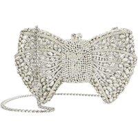 Dune London Women's 'Enchant' Clutch in Silver