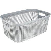 Keeeper Laundry Basket with Side Handles & Air-Permeable Nordic Grey