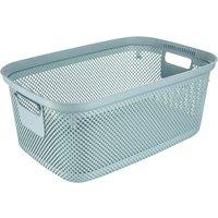 Keeeper Laundry Basket with Side Handles & Air-Permeable Nordic Blue
