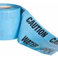 Pegdev High Visibility Underground Detectable Warning Tape Water 150mm x 100m Durable & Rot Resistant in Blue