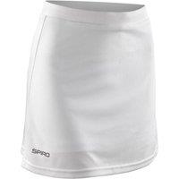 Spiro Women's Reflective Logo White Skort | Size: Small
