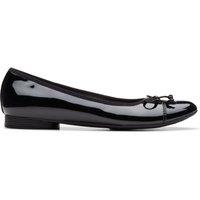 Clarks Women's Loreleigh Rae Black Patent Ballerina | Size: 7-Standard Fit