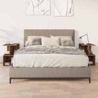 Berkfield Home Bedside Cabinets 2 pcs Smoked Oak 35x35x55 cm Engineered Wood in Brown | Size: 35 x 35 x 55 cm