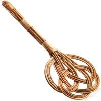 Novecrafto Hand-made Carpet Beater - Rug Beater Crafted for Durability - Essential for Pet Owners - Built to Endure in Brown