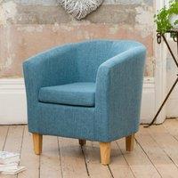Artemis Home Alderwood 68cm Wide Fabric Tub Chair Armchair in Teal