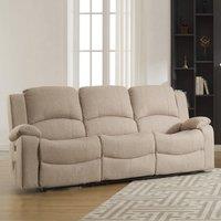 Artemis Home Marldon 3 Seat Reclining Sofa in Beige
