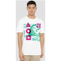 Squid Game Young Hee Overlay T-Shirt White | Size: 2XL