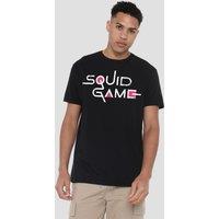 Squid Game Logo T-Shirt Black | Size: Large