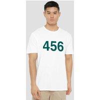 Squid Game Player 456 T-Shirt White | Size: XL