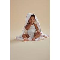 CHRISTY Hooded Super Soft Cotton Baby Bath Towel in Pink