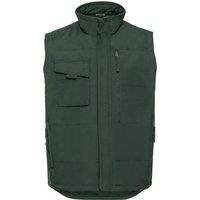 Russell Men's Heavy Duty Gilet in Bottle Green | Size: Small
