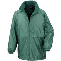 Result Core Men's Microfleece Lined Waterproof Jacket in Bottle Green | Size: 3XL