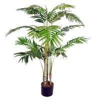Leaf Large Artificial Palm Tree 120cm Tall 4ft in Green