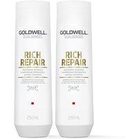 Goldwell Dual Senses Rich Repair Restoring Shampoo 250ml Double in Clear