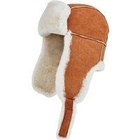 RAF Aviator Suede Sheepskin B-55 Trapper Hat Winter Warm Leather Navigator Hat