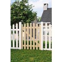 90x120cm Outdoor Arched Wooden Garden Gate Fence Door