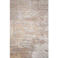 Kukoon Neutral Beige Distressed Abstract Living Area Rug | Size: 240 cm x 330 cm