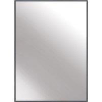 nielsen Alpha Aluminium Rectangular Wall Mirror 50x70cm in Charcoal | Size: 50x70 cm