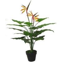 Leaf 70cm Artificial Bird of Paradise Plant (Strelitzia) - Large in Orange