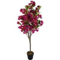 Leaf 120cm Artificial Pink Bougainvillea Tree