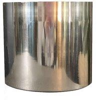 Leaf Metal Planter Plant Pot with Polished Silver Finish 20 x 18cm | Size: 20 x 18 cm