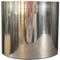 Leaf 18cm Modern Metal Planter in Silver