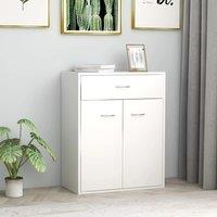 Berkfield Home Sideboard White 60x30x75 cm Engineered Wood | Size: 60 x 30 x 75 cm