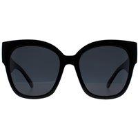 montana Women's Square Shiny Black Red Grey Polarized MP73