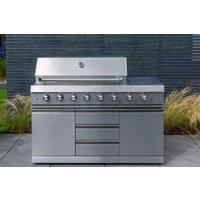 Norfolk Grills KITCHEN600 Outdoor Barbeque in Silver