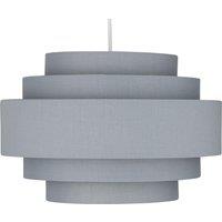 First Choice Lighting Dark Grey 5 Tier Ceiling Light Shade