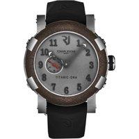 Romain Jerome Men's Titanic' Gray Dial Black Rubber Strap Automatic Watch in Grey