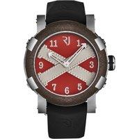 Titanic' A La Grande Red Dial Black Rubber Strap Automatic Watch