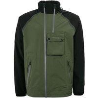Belstaff Men's Solid Twin Pewter Green Waterproof Track Jacket | Size: Small