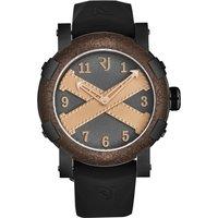 Titanic' A La Grande Gray Dial Black Rubber Strap Automatic Watch