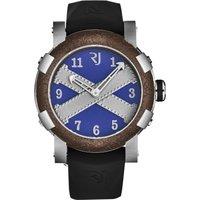 Titanic' A La Grande Blue Dial Black Rubber Strap Automatic Watch