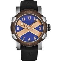 Titanic' A La Grande Blue Dial Black Rubber Strap Automatic Watch