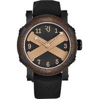 Titanic' A La Grande Black Dial Black Rubber Strap Automatic Watch