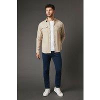 Burton Men's Navy Stretch Twill Slim Fit Jeans | Size: 34R