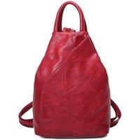Fontanella Fashion Women's Kira PU Convertible Backpack in Red