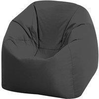 icon Teen Bean Bag Chair Grey Childrens Bean Bags in Charcoal