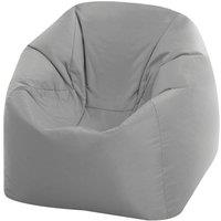 icon Teen Bean Bag Chair Grey Childrens Bean Bags in Light Grey