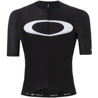 Oakley Men's Premium Branded Zip Up Black Cycling Road Jersey | Size: Large
