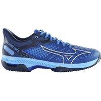 Mizuno Men's Tennis Lace-Up Blue Synthetic Trainers | Size: 6.5