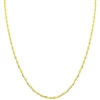 Spero London Women's Twisted Beads Sterling Silver Chain Necklace in Gold