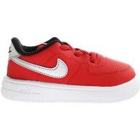 Nike Force 1 '18 (TD) Lace-Up Red Suede Leather Trainers | Size: Infant 7.5