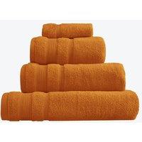 Allure Bath Fashions Luxury Zero Twist Egyptian Cotton Towels in Burnt Orange | Size: Bath Sheet