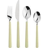 Glim & Glam Cutlery Sets Stainless Steel Olive Green ABS Handle 32PC Set